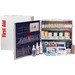 First Aid Only 3-Shelf First Aid Cabinet with Medications - ANSI Compliant - 675 x Piece(s) For 100 x Individual(s) - 15.5" Height x 17" Width x 5.8" Depth Length - Steel Case - 1 Each