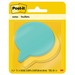 Post-it Die-Cut Notes - 150 x Assorted - 3" x 3" - Thought Bubble - 75 Sheets per Pad - Blue, Green - Die-cut, Self-adhesive - 2 / Pack