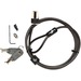 SpacePole ClickSafe Cable Lock - Black - High Carbon Steel - 4.92 ft - For Tablet - TAA Compliant
