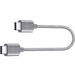 Belkin Metallic USB-C to USB-C Charge Cable 60W (USB Type-C) - 6 ft USB-C Data Transfer Cable for Hard Drive, Chromebook, MacBook, Notebook, Handheld Gaming Console, Tablet, Smartphone, iMac, MacBook Pro - First End: 1 x 24-pin USB 2.0 Type C - Male - Sec