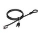 Kensington MicroSaver Cable Lock - Silver, Black - Carbon Steel, Plastic - 6 ft - For Notebook