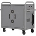 Bretford Link Cart - 2 Shelf - 172 lb Capacity - 4 Casters - 5" Caster Size - 34.5" Width x 25" Depth x 43" Height - Concrete, Aluminum - For 24 Devices