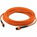 AddOn 30m MPO (Female) to MPO (Female) 12-Strand Orange OM1 Crossover Fiber OFNR (Riser-Rated) Patch Cable - 100% compatible and guaranteed to work