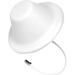 WilsonPro 4G LTE/ 3G High Performance Wide-Band Dome Ceiling Antenna (F-Female) - 698 MHz to 960 MHz, 1710 MHz to 2700 MHz - 4 dB - Cellular Network, Signal Booster - White - Ceiling Mount - Omni-directional - F-Type Connector