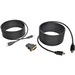 Eaton Tripp Lite Series HDMI/DVI/USB KVM Cable Kit, 15 ft. (4.57 m) - Black