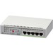 Allied Telesis 5-port 10/100/1000T Unmanaged Switch with Internal PSU - 5 Ports - Gigabit Ethernet - 10/100/1000Base-T - 2 Layer Supported - Power Supply - Twisted Pair - Desktop, Wall Mountable