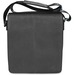 MANCINI COLOMBIAN Carrying Case (Messenger) Tablet - Black - Colombian Leather Body - Shoulder Strap - 10.25" (260.35 mm) Height x 12" (304.80 mm) Width x 3" (76.20 mm) Depth - 1 Each