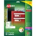 Avery Easy Align Self-Laminating ID Labels - Waterproof - Permanent Adhesive - Rectangle - Laser, Inkjet - White - Film - 10 / Sheet - 50 Total Sheets - 250 Total Label(s) - 50 / Pack - Water Resistant - PVC-free, Permanent Adhesive, Self-laminating, Durable, Scuff Resistant, Tear Resistant, Bubble Resistant, Wrinkle-free