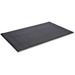 Floortex Anti-fatigue Mat - Mailroom, Packaging Station, Cashier's Station, Service Counter - 60" (1524 mm) Length x 36" (914.40 mm) Depth x 0.375" (9.53 mm) Thickness - Rectangular - PVC Sponge - Black - 1Each