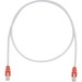 Panduit Cat.5e F/UTP Network Cable - 3.28 ft Category 5e Network Cable - First End: 1 x RJ-45 Network - Male - Second End: 1 x RJ-45 Network - Male - Patch Cable - Shielding - 26 AWG - International Gray