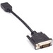 Black Box Video Adapter Dongle - DVI-D Male To HDMI Female - 8" DVI-D/HDMI Video Cable for Video Device, Set-top Box, Digital TV, DVD - First End: 1 x DVI-D Digital Video - Male - Second End: 1 x 19-pin HDMI Digital Audio/Video - Female - Supports up to 1