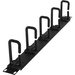 CyberPower CRA30004 Cable manager Rack Accessories - 19" 1U flexible ring cable manager, 5 year warranty