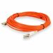AddOn 8m LC (Male) to LC (Male) Orange OM2 Duplex Fiber OFNR (Riser-Rated) Patch Cable - 100% compatible and guaranteed to work