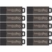 Centon 64 GB DataStick Pro USB 2.0 Flash Drive - 64 GB - USB 2.0 - Gray - 5 Year Warranty - 10 Pack