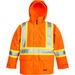 Viking 6400JO Journeyman 300D Tri-Zone Jacket & Inner Jacket - Recommended for: Construction, Waste Management - Extra Large Size - Polyester - Orange, Silver, Yellow - 1 Each