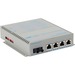 Omnitron Systems OmniConverter GPoE+/SX 4x PoE+ ST Multimode 550m US AC Powered - Network (RJ-45) - 4x PoE+ (RJ-45) Ports - 1 x ST Ports - DuplexST Port - Multi-mode - 0 mil Fiber - Gigabit Ethernet - 1000Base-T, 1000Base-SX - Power Supply - Desktop, Wall