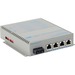 Omnitron Systems OmniConverter GPoE+/SX 4x PoE+ SC Multimode 550m US AC Powered - Network (RJ-45) - 4x PoE+ (RJ-45) Ports - 1 x SC Ports - DuplexSC Port - Multi-mode - 0 mil Fiber - Gigabit Ethernet - 1000Base-T, 1000Base-SX - Power Supply - Desktop, Wall