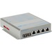 Omnitron Systems OmniConverter GPoE+/SX 4x PoE+ 2x LC Multimode 550m US AC Powered - Network (RJ-45) - 4x PoE+ (RJ-45) Ports - 2 x LC Ports - Multi-mode - 0 mil Fiber - Gigabit Ethernet - 1000Base-T, 1000Base-SX - Power Supply - Desktop, Wall Mountable, R