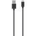 Belkin Micro USB ChargeSync Cable - 9.80 ft Micro-USB/USB-A Data Transfer Cable for Smartphone, Tablet, Gaming Controller - First End: 1 x Micro-B USB 2.0 - Male 5-pin - Second End: 1 x USB 2.0 Type A - Male 4-pin - Black