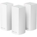 Linksys Velop Intelligent Mesh WiFi System- Tri-Band- 3-Pack White (AC2200) - 2.40 GHz ISM Band - 5 GHz UNII Band - 6 x Antenna(6 x Internal) - 2200 Mbit/s Wireless Speed - 2 x Broadband Port - Gigabit Ethernet - Desktop