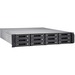 QNAP Turbo NAS TES-1885U SAN/NAS Server - Intel Xeon D-1521 Quad-core (4 Core) 2.40 GHz - 32 GB RAM DDR4 SDRAM - 12Gb/s SAS Controller - RAID Supported 0, 1, 5, 6, 10, 50, 60 - 18 x Total Bays - 6 x 2.5" Bay - 12 x 2.5"/3.5" Bay - 4 x Total Slot(s) - 10 G