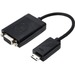 Dell-IMSourcing Mini-HDMI/VGA A/V Cable - Mini-HDMI/VGA A/V Cable for Audio/Video Device - First End: Mini HDMI Digital Audio/Video - Male - Second End: 15-pin HD-15 - Female