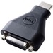 Dell-IMSourcing HDMI/DVI Video Adapter - 1 x 19-pin HDMI (Type A) Digital Audio/Video Male - 1 x 24-pin DVI-D Digital Video Female - 1920 x 1200 Supported