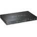 ZYXEL 28-port GbE L3 Managed Switch with 4 SFP+ Uplink - 28 Ports - Manageable - Gigabit Ethernet, 10 Gigabit Ethernet - 10GBase-X, 1000Base-X, 10/100/1000Base-T - 4 Layer Supported - Modular - 4 SFP Slots - Twisted Pair, Optical Fiber - Rack-mountable - 