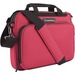 TechProducts360 Vault Carrying Case for 12" Notebook - Red - Impact Absorbing Interior - Carrying Strap