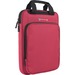 TechProducts360 Vertical Vault Carrying Case for 13" Notebook - Red - Impact Absorbing Interior