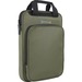 TechProducts360 Vertical Vault Carrying Case for 13" Notebook - Green - Impact Absorbing Interior