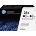 HP 26X (CF226XD) Original High Yield Laser Toner Cartridge - Black - 2 / Carton - 9000 Pages
