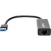 Rocstor Premium USB 3.0 to Gigabit Ethernet NIC Network Adapter RJ45 10/100/1000 M/F - USB 3.0 - 1 x Network (RJ-45) - Twisted Pair USB 3.0 10/100/1000 - Black - USB 3.0 - 1 Port(s) - 1 - Twisted Pair - 10/100/1000Base-T - Desktop