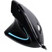 Adesso Left-Handed Vertical Ergonimic Mouse - Optical - Cable - No - Black - USB - 2400 dpi - Scroll Wheel - 6 Button(s) - Left-handed Only