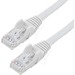 StarTech.com 5ft CAT6 Ethernet Cable - White Snagless Gigabit - 100W PoE UTP 650MHz Category 6 Patch Cord UL Certified Wiring/TIA - 5ft White CAT6 Ethernet cable delivers Multi Gigabit 1/2.5/5Gbps & 10Gbps up to 160ft - 650MHz - Fluke tested to ANSI/TIA-5