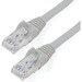 StarTech.com 6ft CAT6 Ethernet Cable - Gray Snagless Gigabit - 100W PoE UTP 650MHz Category 6 Patch Cord UL Certified Wiring/TIA - 6ft Gray CAT6 Ethernet cable delivers Multi Gigabit 1/2.5/5Gbps & 10Gbps up to 160ft - 650MHz - Fluke tested to ANSI/TIA-568