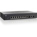 Cisco SG300-10P Gigabit PoE Managed Switch - 10 Ports - Manageable - Gigabit Ethernet - 10/100/1000Base-T - Refurbished - 3 Layer Supported - 2 SFP Slots - Optical Fiber, Twisted Pair - Wall Mountable - Lifetime Limited Warranty