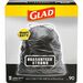 Glad Large Drawstring Trash Bags - Extra Strong - Large Size - 30 gal - 30" Width x 32.99" Length - 1.05 mil (27 Micron) Thickness - Black - 90/Carton - Garbage, Indoor, Outdoor