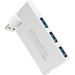 Plugable USB Hub, Rotating 4 Port USB 3.0 Hub, Powered USB Hub - (Compatible with Windows, macOS & Linux, USB 2.0 Backwards Compatible)
