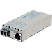 Omnitron Systems miConverter 1000Mbps Gigabit Ethernet Fiber Media Converter RJ45 LC Multimode 550m - 1 x 1000BASE-T, 1 x 1000BASE-SX, US AC Powered, Lifetime Warranty