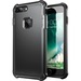 i-Blason iPhone 7 Plus Venom Case - For Apple iPhone 7 Plus Smartphone - Black, Metallic Gray - Rubberized, Metallic - Impact Resistant, Drop Resistant, Bump Resistant, Shock Resistant, Anti-slip - Thermoplastic Polyurethane (TPU), Polycarbonate, Rubber