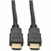Eaton Tripp Lite Series Active High-Speed HDMI Cable with Built-In Signal Booster (M/M), Black, 50 ft. (15 m) - HDMI for Audio/Video Device, Blu-ray Player, Monitor, Projector, TV, Gaming Console, iPad - 49.87 ft - 1 x HDMI Male Digital Audio/Video - 1 x 