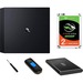 Fantom Drives 2TB PS4 SSHD (Solid State Hybrid Drive/SSD+HDD) Upgrade Kit - Seagate Firecuda - Compatible with PlayStation 4, PS4 Slim, and PS4 Pro - Black - 1