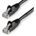 StarTech.com 8ft CAT6 Ethernet Cable - Black Snagless Gigabit - 100W PoE UTP 650MHz Category 6 Patch Cord UL Certified Wiring/TIA - 8ft Black CAT6 Ethernet cable delivers Multi Gigabit 1/2.5/5Gbps & 10Gbps up to 160ft - 650MHz - Fluke tested to ANSI/TIA-5
