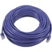 Monoprice FLEXboot Series Cat5e 24AWG UTP Ethernet Network Patch Cable, 75ft Purple - 75 ft Category 5e Network Cable for Network Device - First End: 1 x RJ-45 Network - Male - Second End: 1 x RJ-45 Network - Male - Patch Cable - Gold Plated Contact - 24 