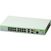 Allied Telesis FS980M/18 Layer 3 Switch - 18 Ports - Manageable - Gigabit Ethernet - 1000Base-X - 3 Layer Supported - Modular - 2 SFP Slots - Optical Fiber, Twisted Pair - Wall Mountable