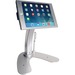 CTA Digital Anti-Theft Security Kiosk and POS Stand for iPad Mini 1-4th Gen - Black
