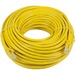 Monoprice FLEXboot Series Cat5e 24AWG UTP Ethernet Network Patch Cable, 100ft Yellow - 100 ft Category 5e Network Cable for Network Device - First End: 1 x RJ-45 Network - Male - Second End: 1 x RJ-45 Network - Male - Patch Cable - Gold Plated Contact - 2