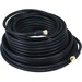 Monoprice Coaxial Antenna Cable - 50 ft Coaxial Antenna Cable for Antenna - First End: 1 x F Connector Antenna - Male - Second End: 1 x F-Type Audio/Video - Male - Shielding - 18 AWG - Black