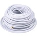 Monoprice Antenna Cable - 100 ft Antenna Cable for Antenna - First End: 1 x F Connector Antenna - Male - Second End: 1 x F-Type Audio/Video - Male - Shielding - 18 AWG - White